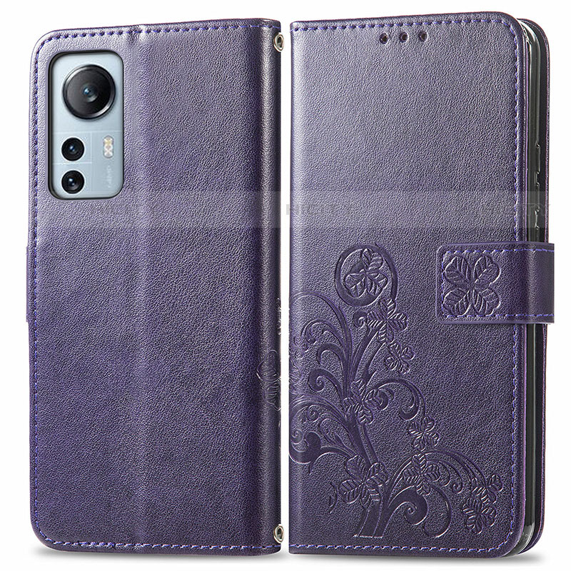 Custodia Portafoglio In Pelle Fiori Cover con Supporto per Xiaomi Mi 12S 5G