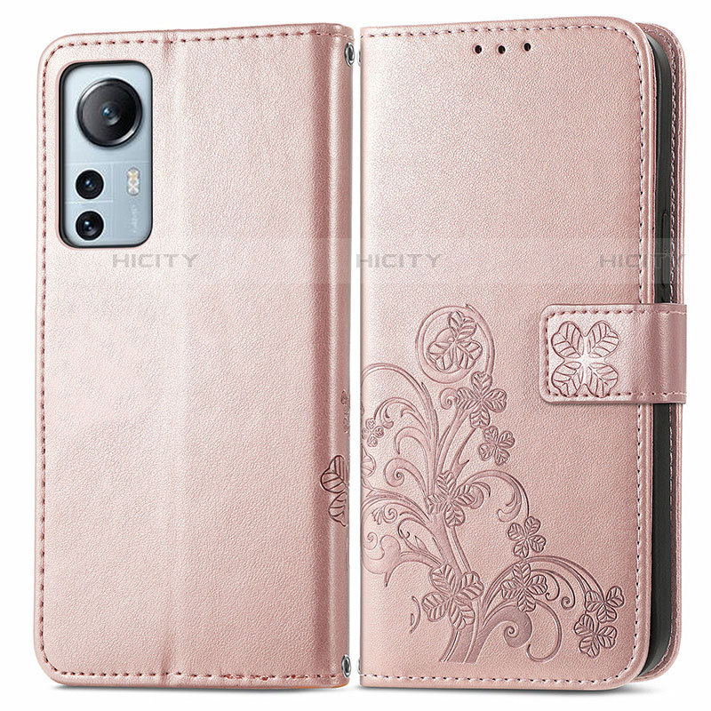 Custodia Portafoglio In Pelle Fiori Cover con Supporto per Xiaomi Mi 12S Pro 5G