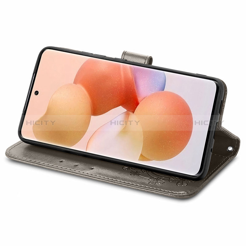 Custodia Portafoglio In Pelle Fiori Cover con Supporto per Xiaomi Mi 12T 5G