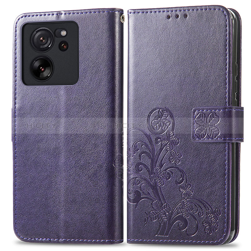 Custodia Portafoglio In Pelle Fiori Cover con Supporto per Xiaomi Mi 13T 5G