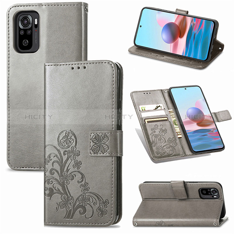 Custodia Portafoglio In Pelle Fiori Cover con Supporto per Xiaomi Poco M5S