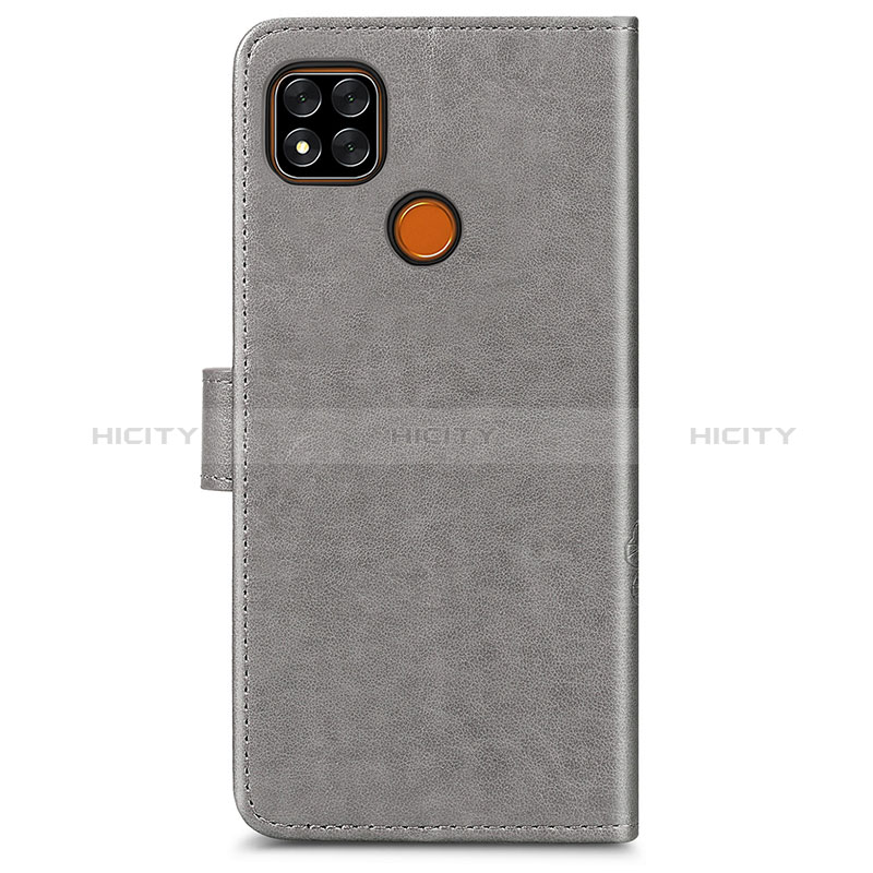 Custodia Portafoglio In Pelle Fiori Cover con Supporto per Xiaomi Redmi 9 Activ