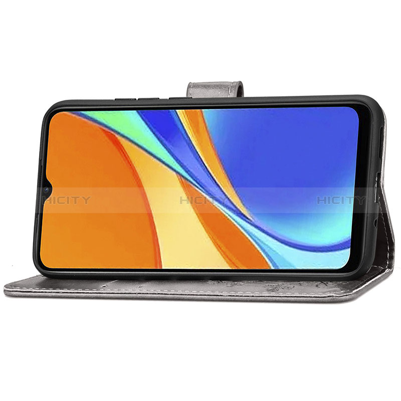 Custodia Portafoglio In Pelle Fiori Cover con Supporto per Xiaomi Redmi 9 India