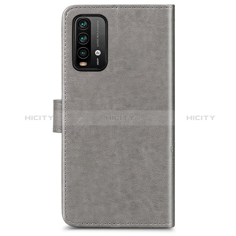 Custodia Portafoglio In Pelle Fiori Cover con Supporto per Xiaomi Redmi 9 Power