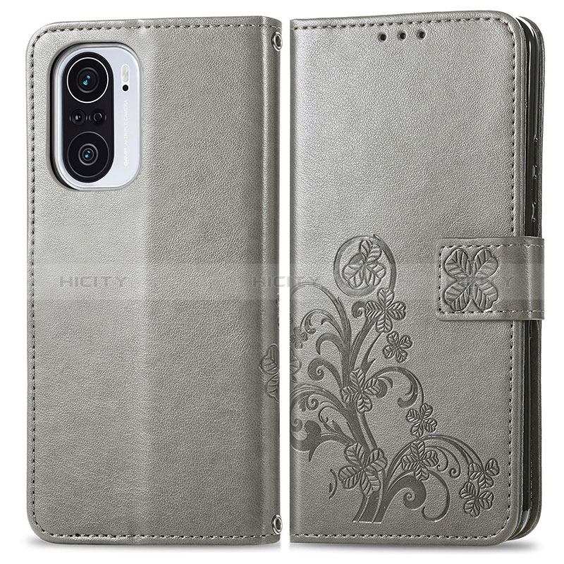 Custodia Portafoglio In Pelle Fiori Cover con Supporto per Xiaomi Redmi K40 5G