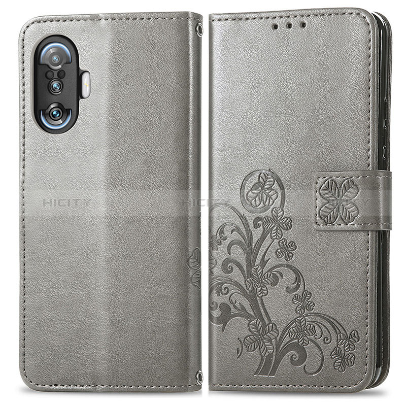 Custodia Portafoglio In Pelle Fiori Cover con Supporto per Xiaomi Redmi K40 Gaming 5G