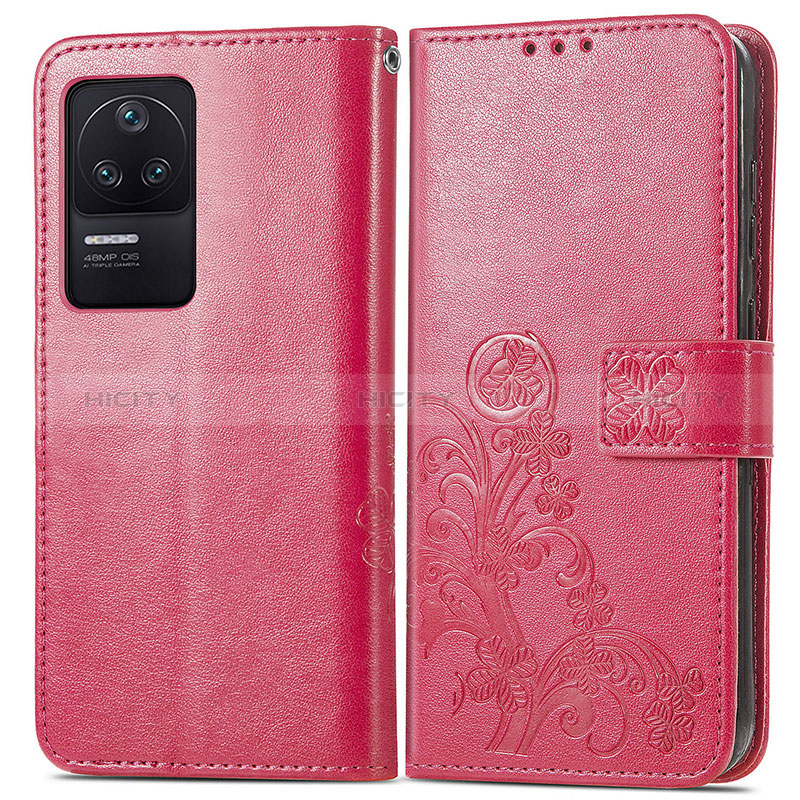 Custodia Portafoglio In Pelle Fiori Cover con Supporto per Xiaomi Redmi K40S 5G