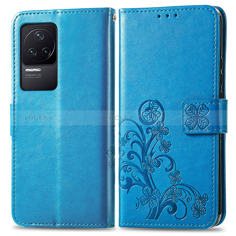 Custodia Portafoglio In Pelle Fiori Cover con Supporto per Xiaomi Redmi K50 5G