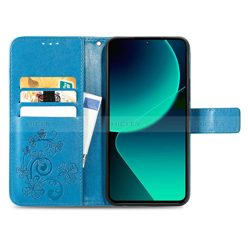 Custodia Portafoglio In Pelle Fiori Cover con Supporto per Xiaomi Redmi K60 Ultra 5G