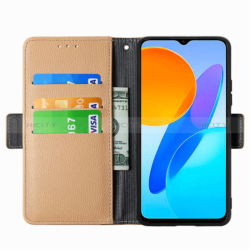 Custodia Portafoglio In Pelle Fiori Cover con Supporto S02D per Huawei Honor X8a 5G