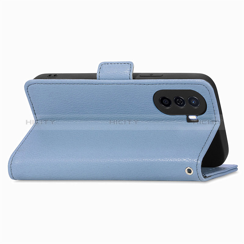 Custodia Portafoglio In Pelle Fiori Cover con Supporto S02D per Huawei Nova Y70