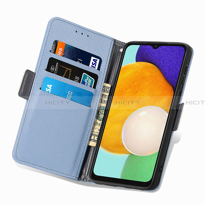 Custodia Portafoglio In Pelle Fiori Cover con Supporto S02D per Samsung Galaxy A13 5G
