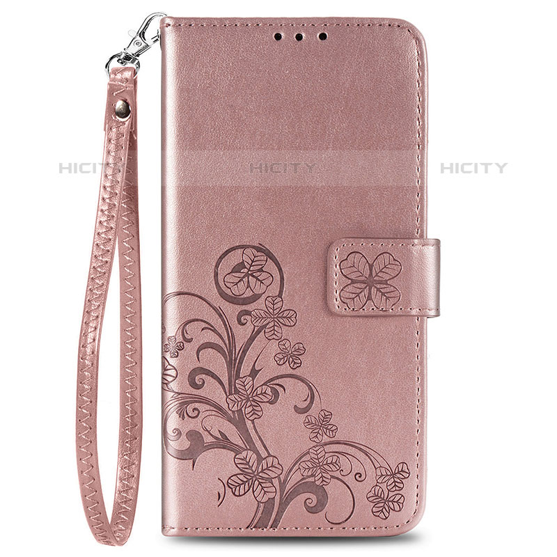 Custodia Portafoglio In Pelle Fiori Cover con Supporto S02D per Samsung Galaxy F41