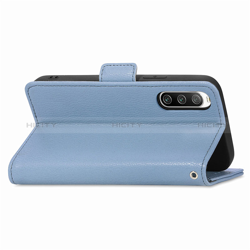 Custodia Portafoglio In Pelle Fiori Cover con Supporto S02D per Sony Xperia 10 V