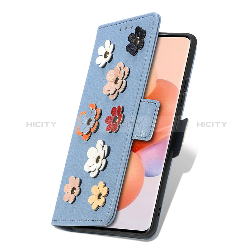 Custodia Portafoglio In Pelle Fiori Cover con Supporto S02D per Xiaomi Mi 12T 5G