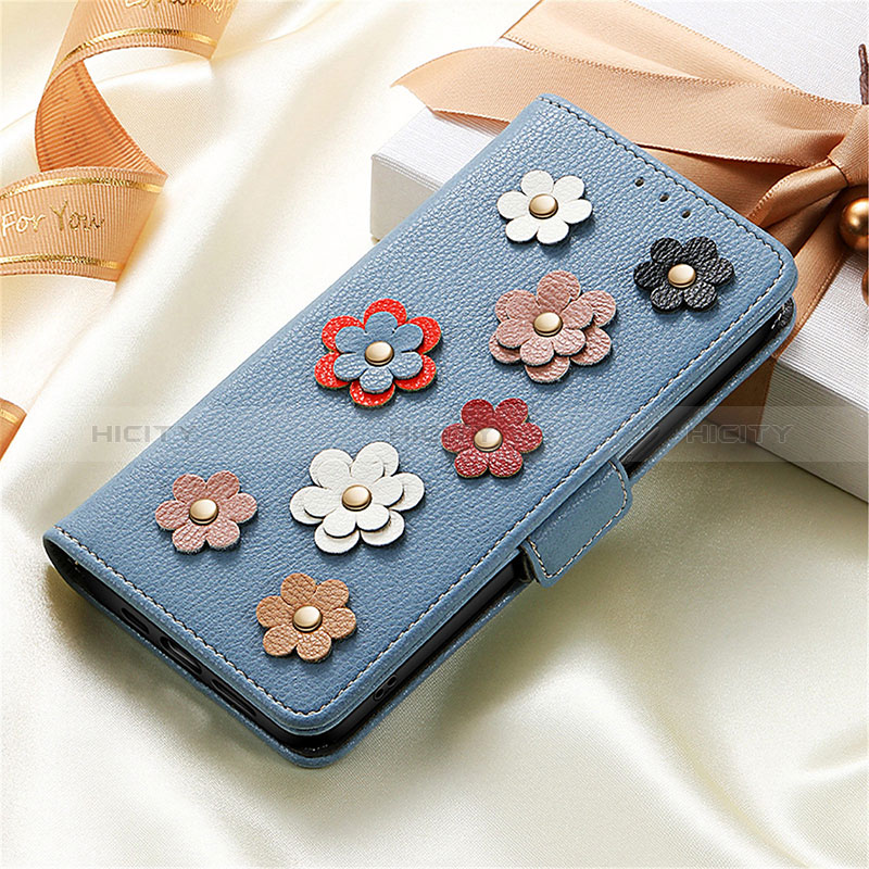 Custodia Portafoglio In Pelle Fiori Cover con Supporto S02D per Xiaomi Redmi K50 Gaming 5G