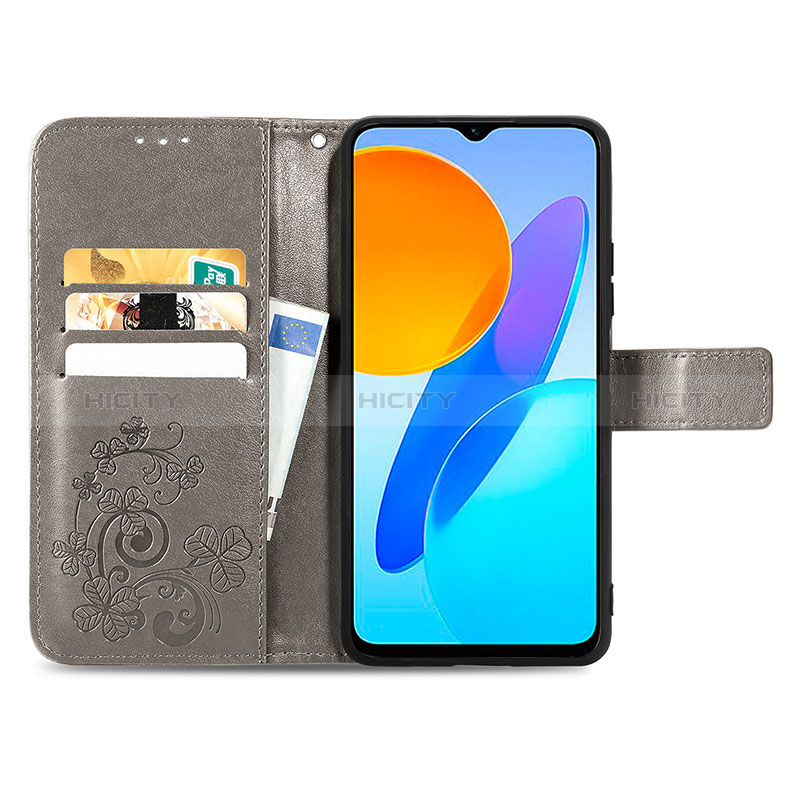 Custodia Portafoglio In Pelle Fiori Cover con Supporto S03D per Huawei Honor 70 Lite 5G