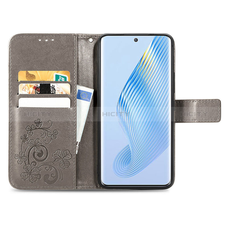 Custodia Portafoglio In Pelle Fiori Cover con Supporto S03D per Huawei Honor Magic5 5G