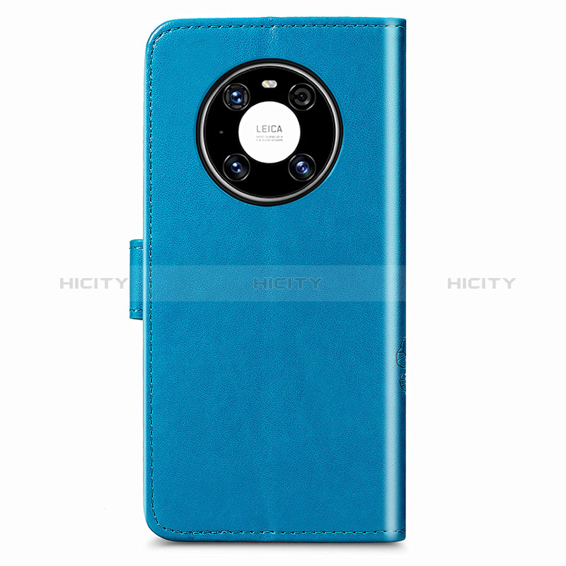 Custodia Portafoglio In Pelle Fiori Cover con Supporto S03D per Huawei Mate 40