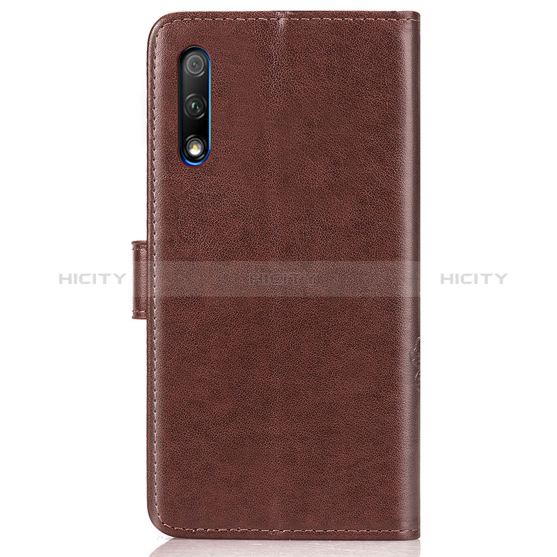 Custodia Portafoglio In Pelle Fiori Cover con Supporto S03D per Huawei P Smart Z (2019)