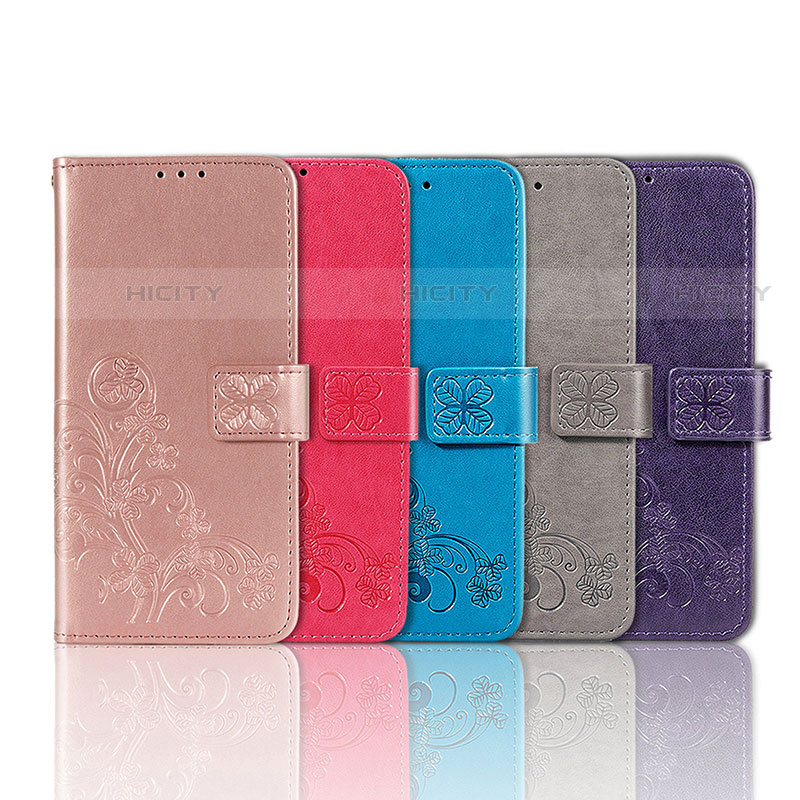 Custodia Portafoglio In Pelle Fiori Cover con Supporto S03D per Samsung Galaxy S21 5G