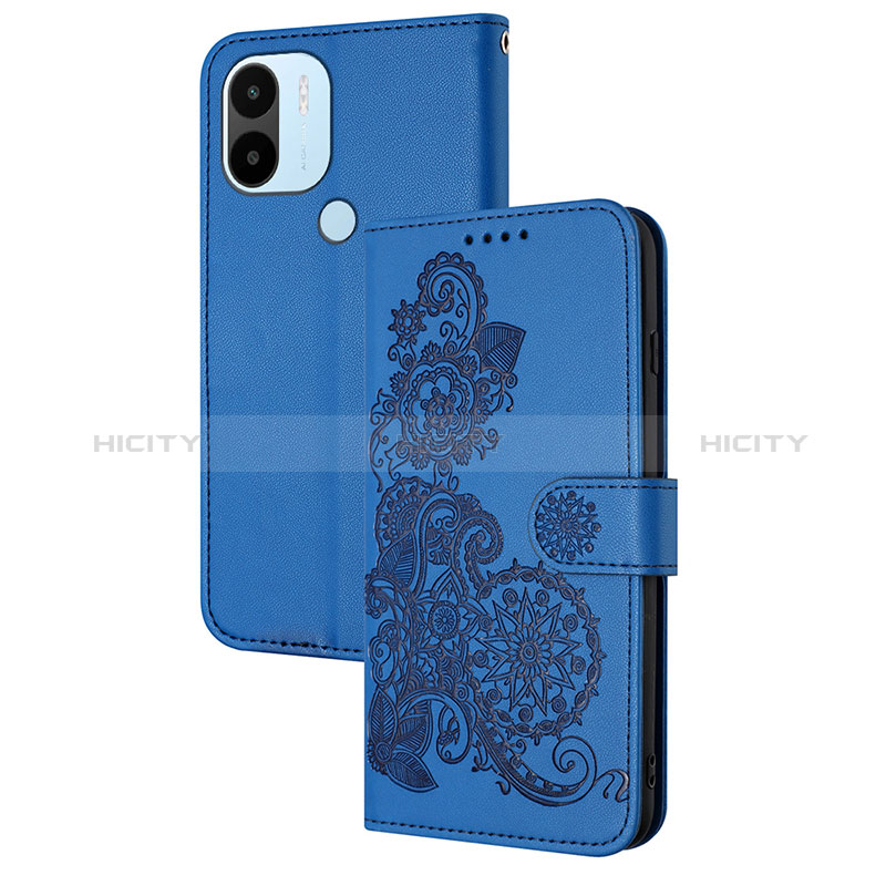 Custodia Portafoglio In Pelle Fiori Cover con Supporto Y01X per Xiaomi Redmi A1 Plus