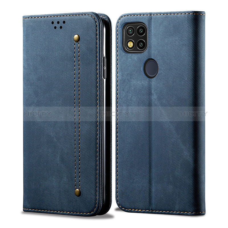 Custodia Portafoglio In stoffa con Supporto B01S per Xiaomi Redmi 9 India