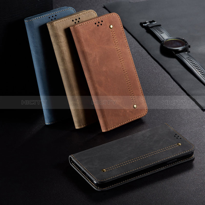 Custodia Portafoglio In stoffa con Supporto B01S per Xiaomi Redmi Note 10 Lite India