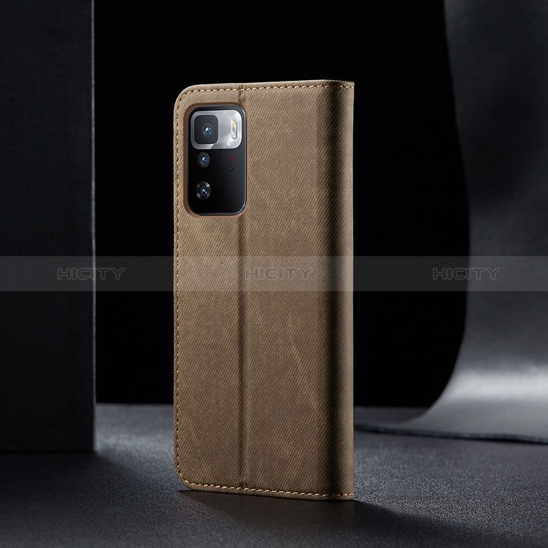 Custodia Portafoglio In stoffa con Supporto B01S per Xiaomi Redmi Note 10 Pro 5G