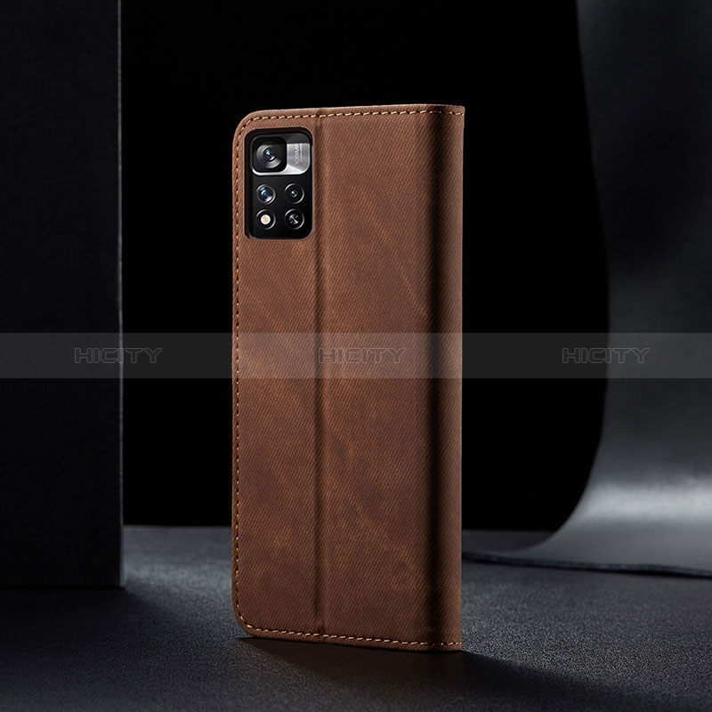 Custodia Portafoglio In stoffa con Supporto B01S per Xiaomi Redmi Note 11 Pro+ Plus 5G