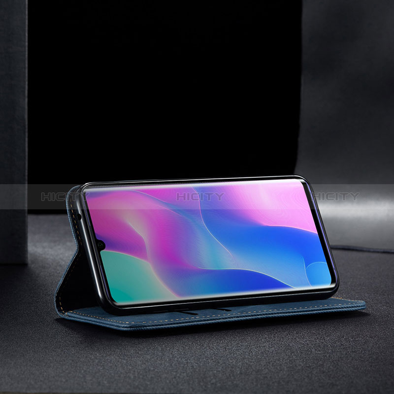 Custodia Portafoglio In stoffa con Supporto B02S per Xiaomi Mi Note 10 Lite