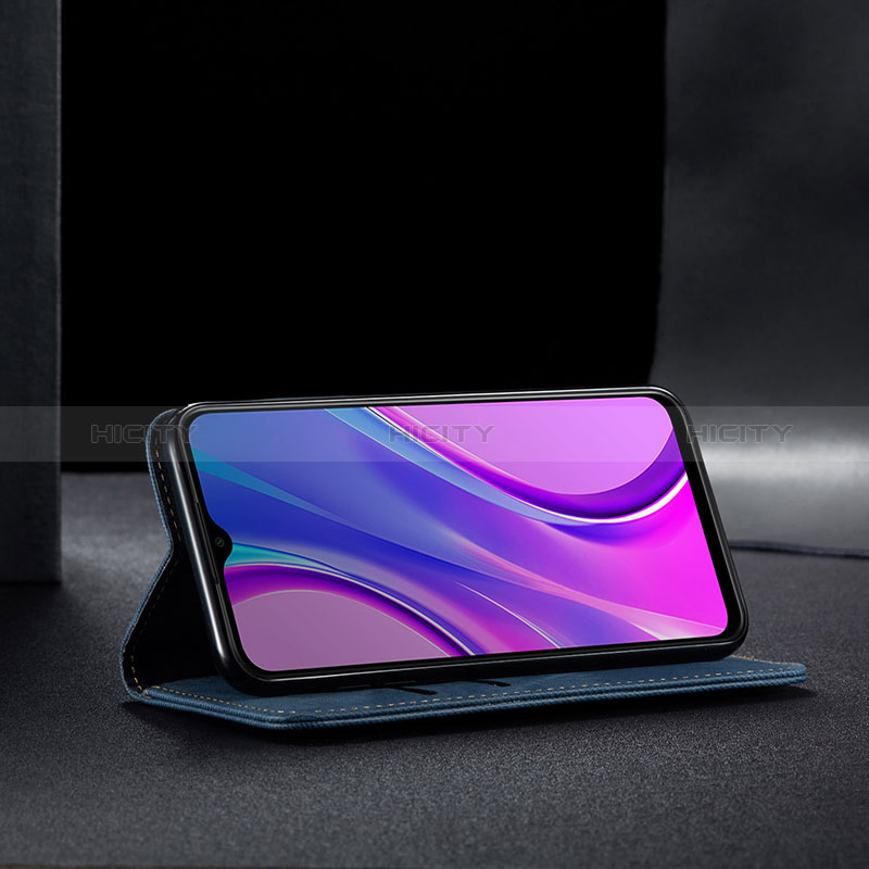 Custodia Portafoglio In stoffa con Supporto B02S per Xiaomi Redmi 9