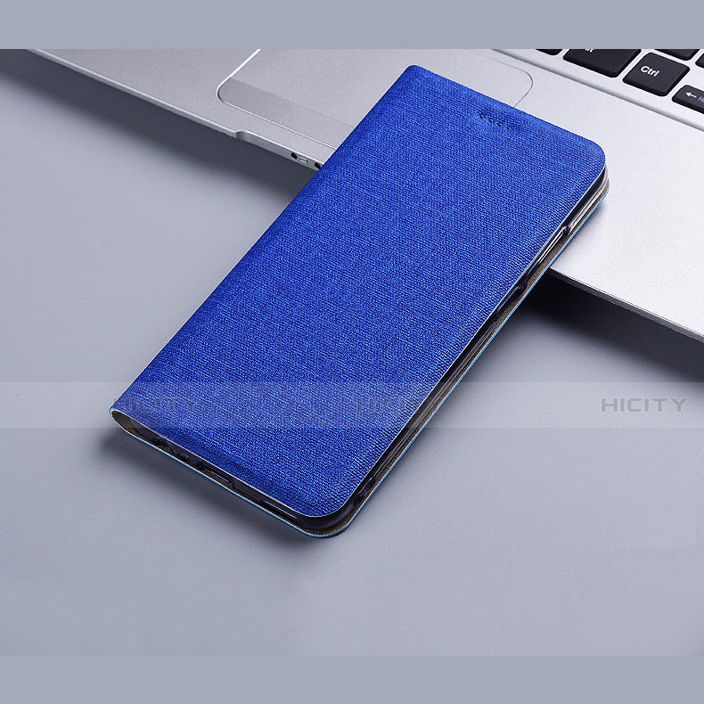 Custodia Portafoglio In stoffa con Supporto H01 per Apple iPhone 13 Blu