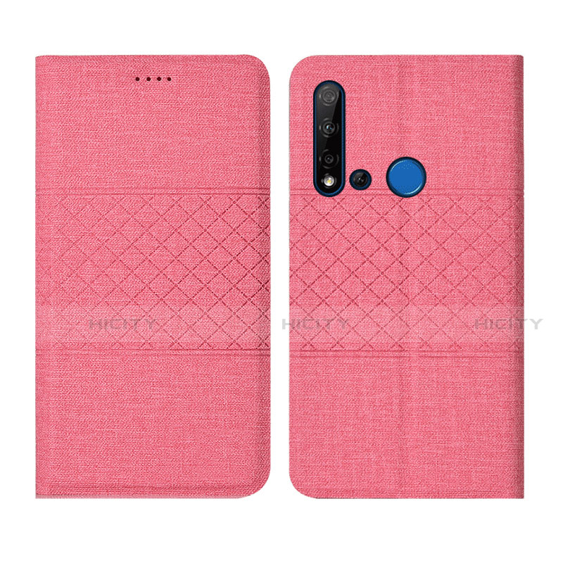 Custodia Portafoglio In stoffa con Supporto H01 per Huawei P20 Lite (2019)