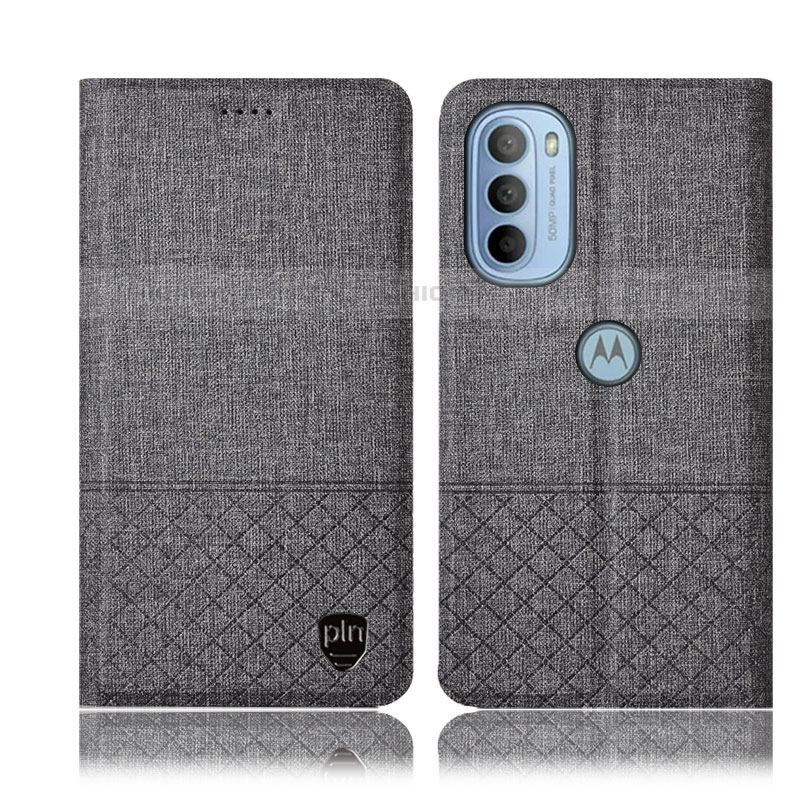 Custodia Portafoglio In stoffa con Supporto H12P per Motorola Moto G31