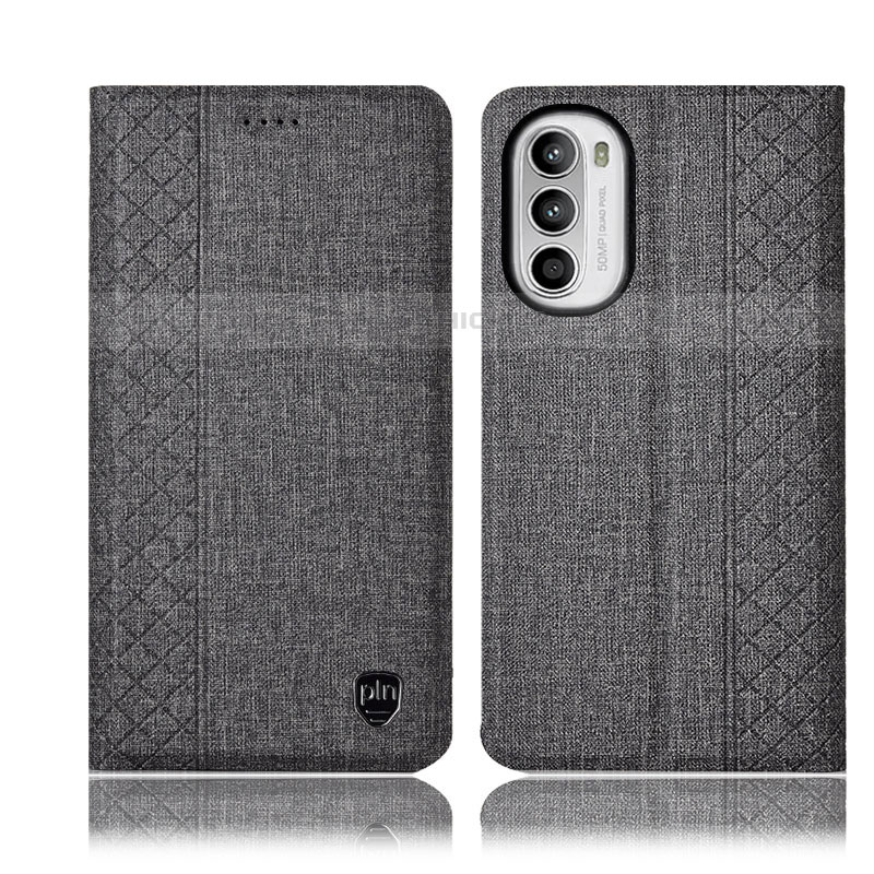 Custodia Portafoglio In stoffa con Supporto H12P per Motorola MOTO G52