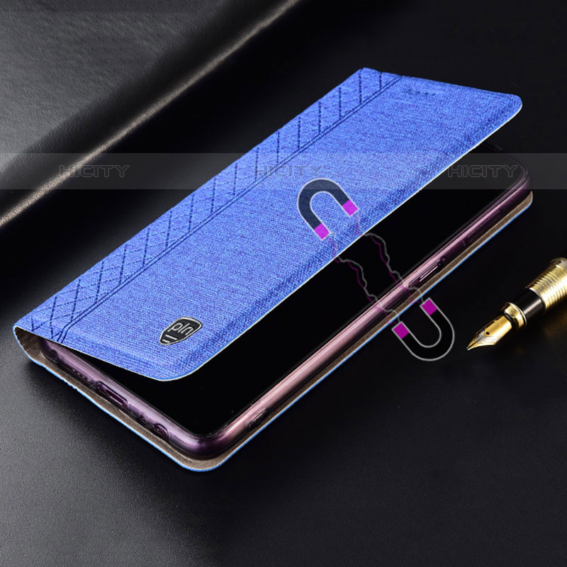 Custodia Portafoglio In stoffa con Supporto H12P per Oppo Reno6 Pro+ Plus 5G