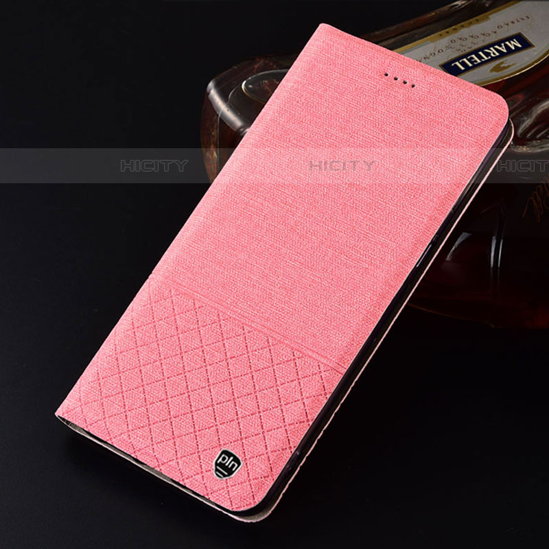 Custodia Portafoglio In stoffa con Supporto H13P per Samsung Galaxy A52 5G Rosa