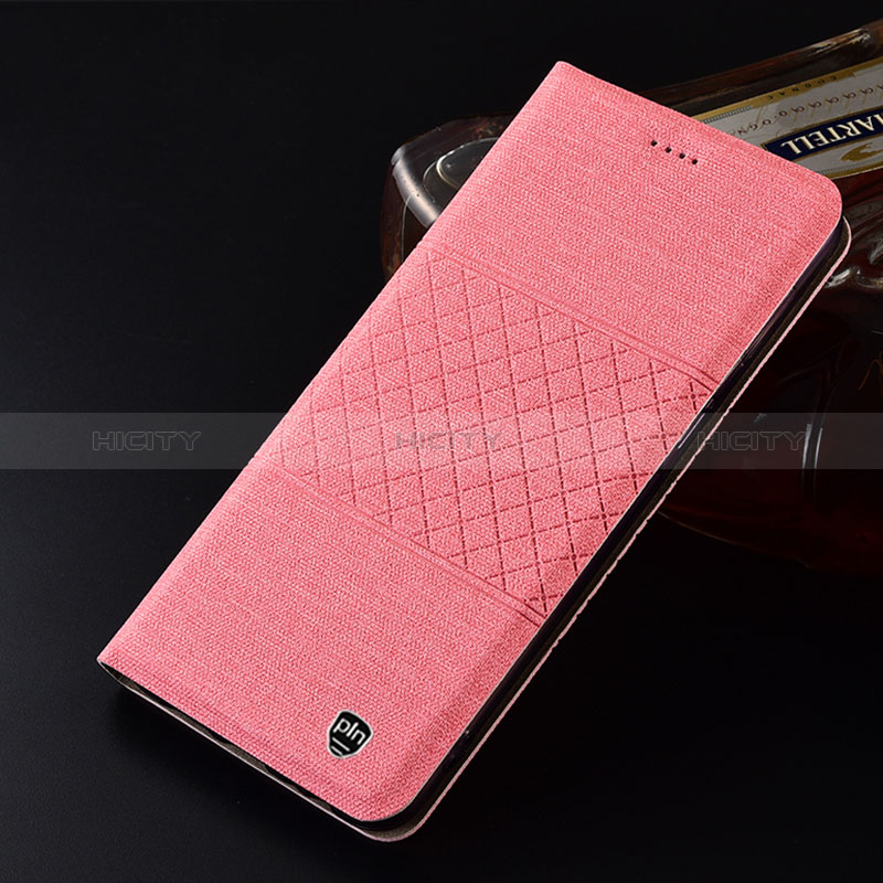 Custodia Portafoglio In stoffa con Supporto H13P per Samsung Galaxy M80S Rosa