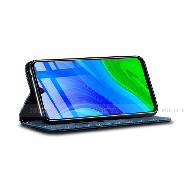 Custodia Portafoglio In stoffa con Supporto L01 per Huawei P Smart (2020)