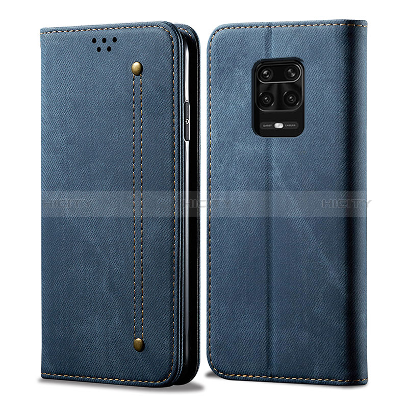 Custodia Portafoglio In stoffa con Supporto per Xiaomi Redmi Note 10 Lite India