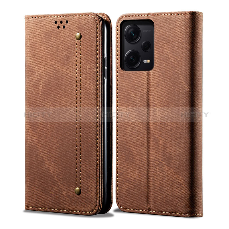 Custodia Portafoglio In stoffa con Supporto per Xiaomi Redmi Note 12 Pro+ Plus 5G