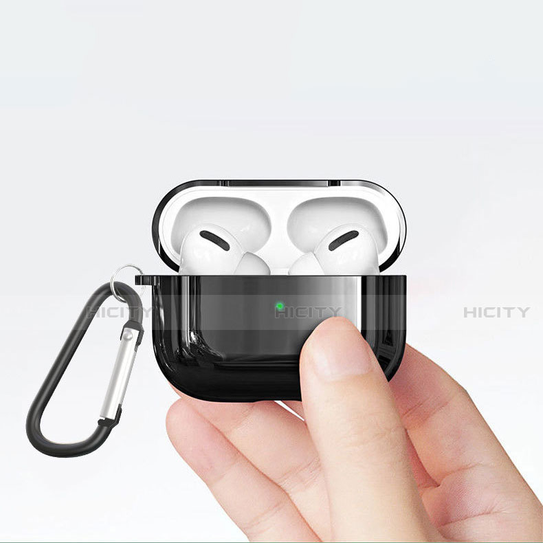 Custodia Portatile con Moschettone per AirPods Custodia di Ricarica C01