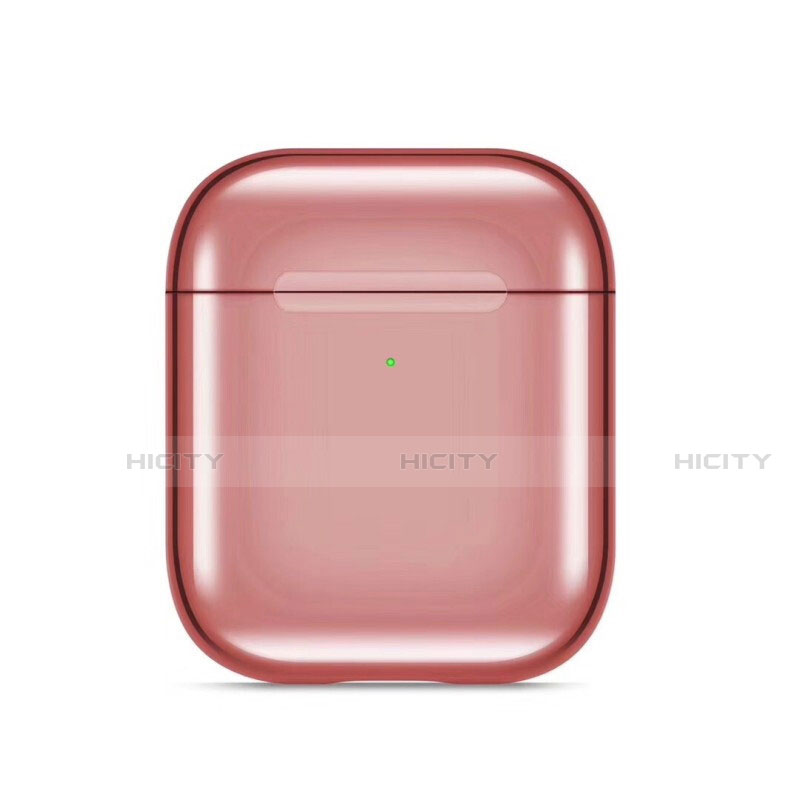 Custodia Portatile con Moschettone per AirPods Custodia di Ricarica C07 Oro Rosa