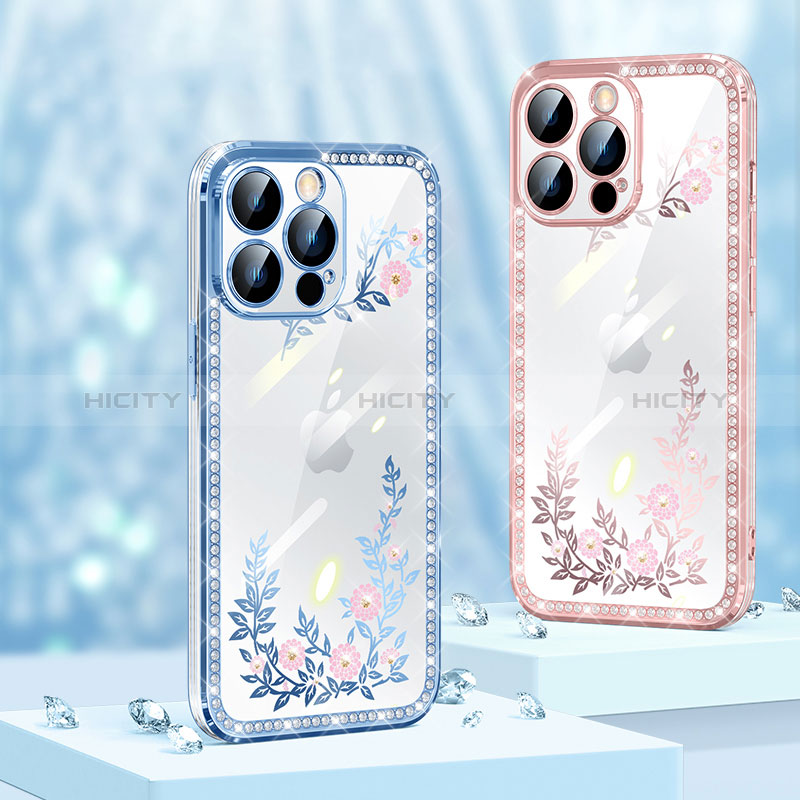 Custodia Silicone Cover Morbida Bling-Bling AT1 per Apple iPhone 13 Pro Max