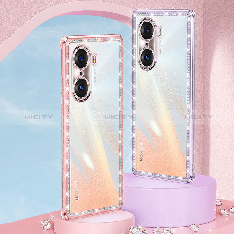 Custodia Silicone Cover Morbida Bling-Bling AT2 per Huawei Honor 60 Pro 5G