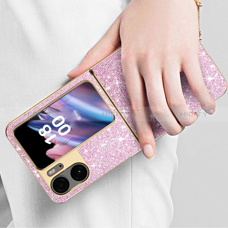 Custodia Silicone Cover Morbida Bling-Bling GS1 per Oppo Find N2 Flip 5G