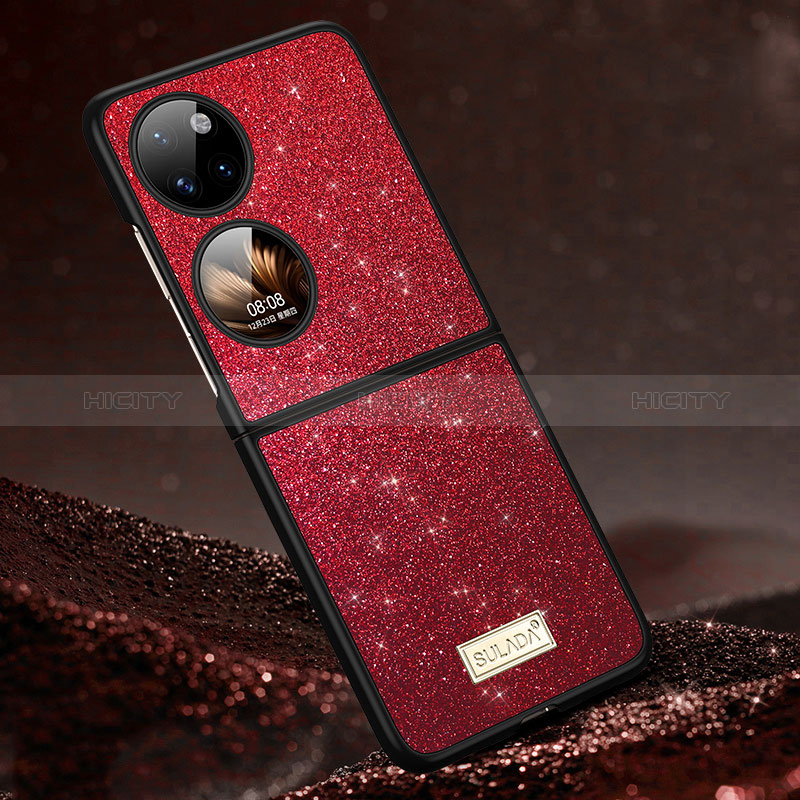 Custodia Silicone Cover Morbida Bling-Bling LD1 per Huawei P50 Pocket