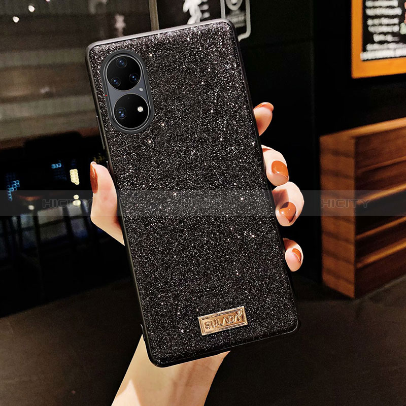 Custodia Silicone Cover Morbida Bling-Bling LD1 per Huawei P50e