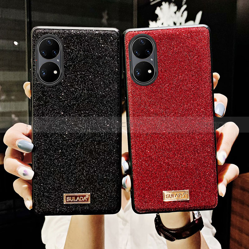 Custodia Silicone Cover Morbida Bling-Bling LD1 per Huawei P50e